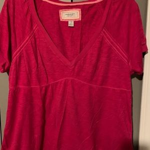 American eagle pink top